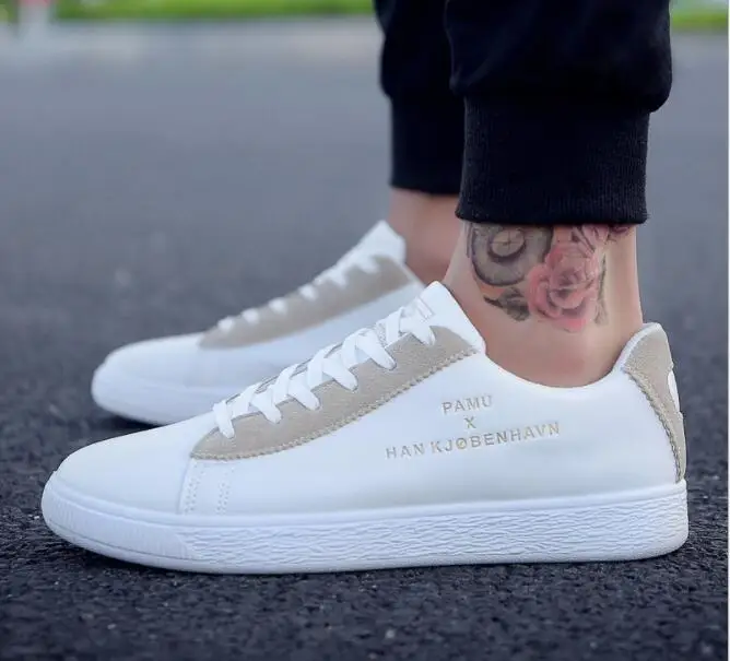 

MFU22 Korean men's shoes 2018 sprng whie shoes men's sprts soes whte shoes men's brethable shoes