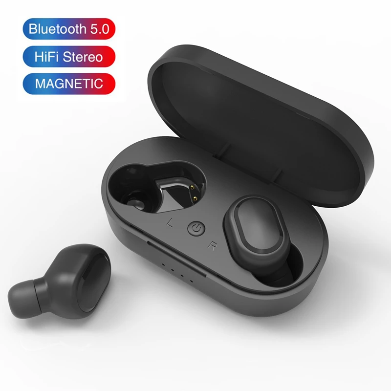 

M1 Bluetooth Headsets VS Redmi Airdots Wireless Earbuds 5.0 TWS Earphone Noise Cancelling Mic for iPhone Xiaomi Huawei Samsung