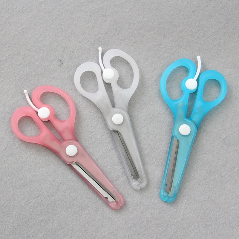 B102 Scissors for Students Children Handmade DIY Does Not Damage Hand Kindergarten Paper Cutting Knife Stainless Steel Art Cutti