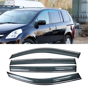 

For MAZDA 8 MPV Third generation LY 2006-2016 Car Window Sun Rain Shade Visors Shield Shelter Protector Cover Trim Frame Sticker