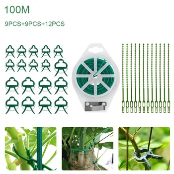 

Plant Support Clips Reusable Plastic Plant Support Frame Climbing Vine Support Stick Rack Holder for Vegetables Tomatoes Clips