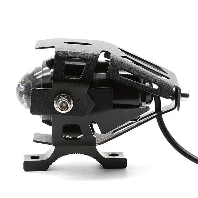 Led moto rcycle фара противотуманная точечная фара для скутера moto rbike moto rcycle передние фары лампы мопед 2 шт. мини U5 12 В мото свет
