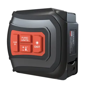 

2-in-1 Digital Laser Measure Laser Tape Rangefinder 5M USB Charging Laser Tape Measure with LCD Digital Display