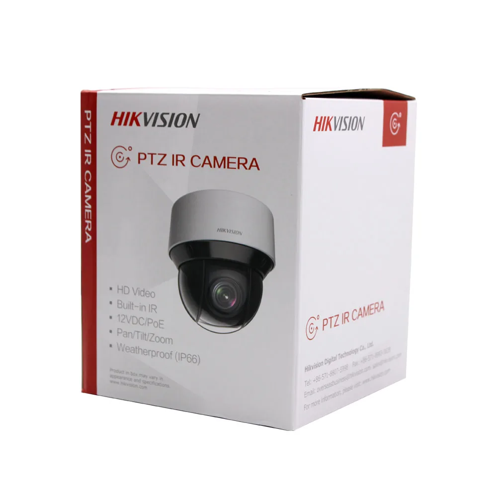 Hikvision Dark Fighter камера видеонаблюдения DS-2DE4A404IW-DE 4MP 4X 2,8-12 мм купольная PTZ IP камера H.265+ цифровой Defog