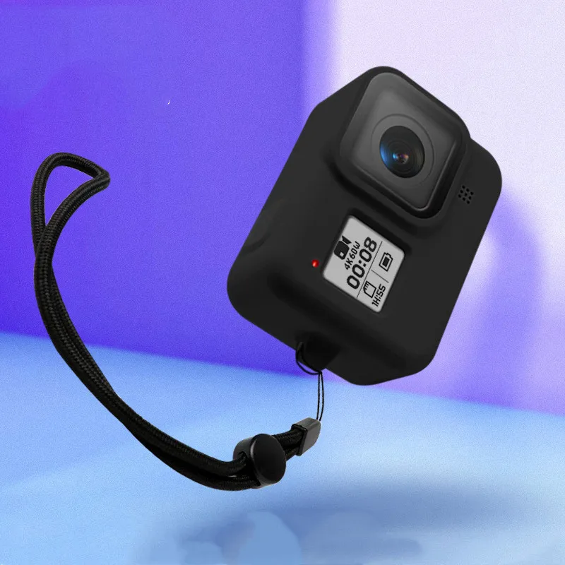 black Gopro Hero 8 Мягкий защитный силиконовый чехол s для Gopro Hero 8 защитный чехол Полный Корпус для Gopro 8 аксессуары для экшн-камеры - Цвет: black Gopro Hero 8