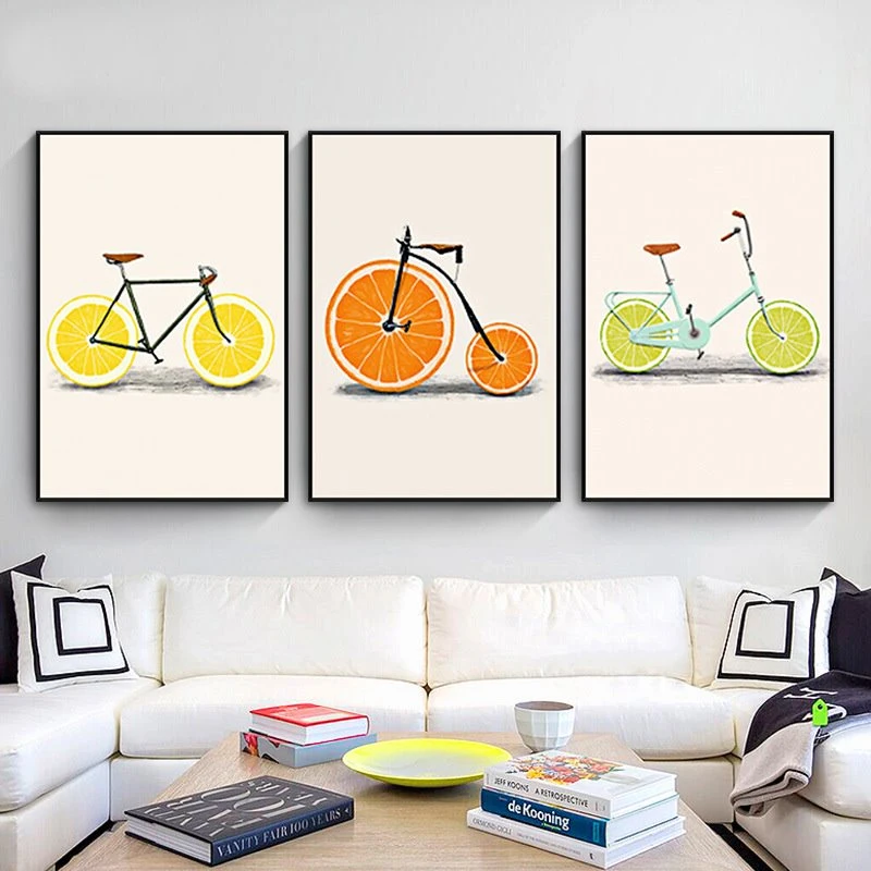 Abstract-Fashion-Bike-Lemon-Orange-Fruit-Print-Canvas-Paintings-Kitchen-Decor-Nordic-Posters-Minimalist-Wall-Art (1)