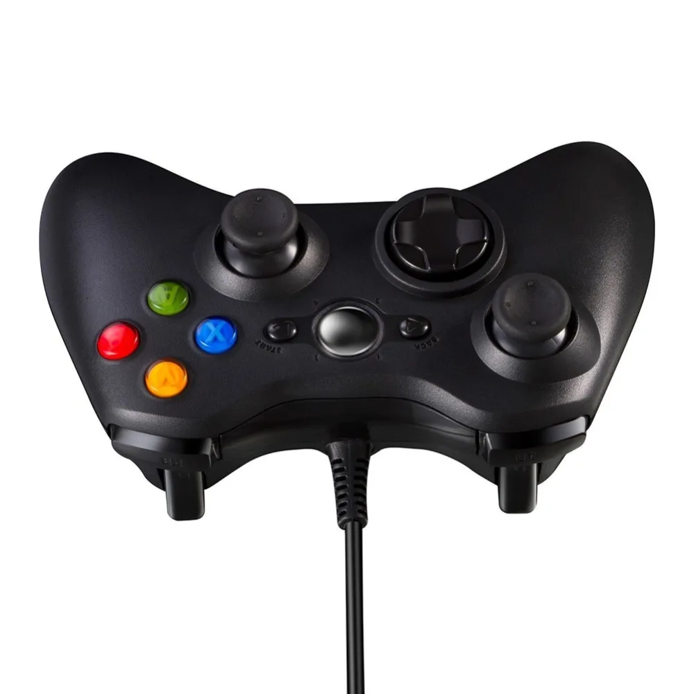 USB проводной геймпад для Xbox 360 контроллер Джойстик для официальный Microsoft PC контроллер для Windows 7 8 10