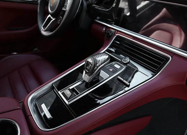 Для нового Porsche Panamera 971- авто аксессуары Шестерни Head рукоятка рычага переключения передач для рукоятки рычага КПП рукоятка ручного тормоза 1 шт