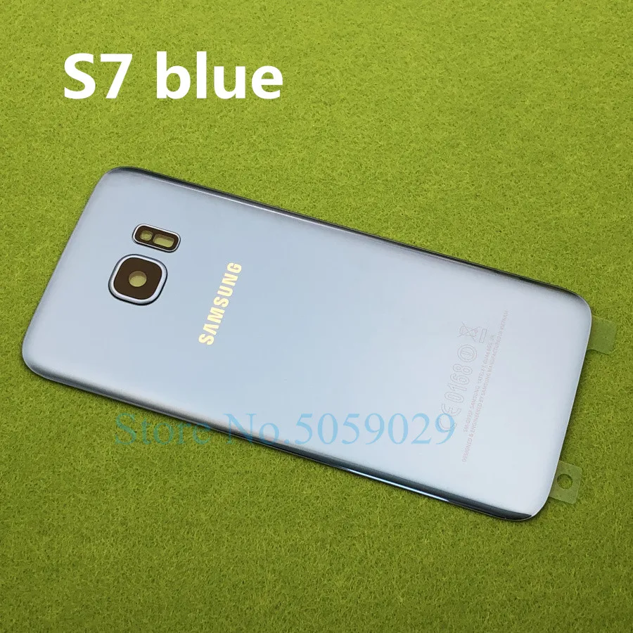 For SAMSUNG Galaxy S7 G930 SM-G930F S7 Edge G935 SM-G935F Case Back Glass Battery Cover Rear Door Housing Plastic Panel Lid apple phone frame Housings & Frames