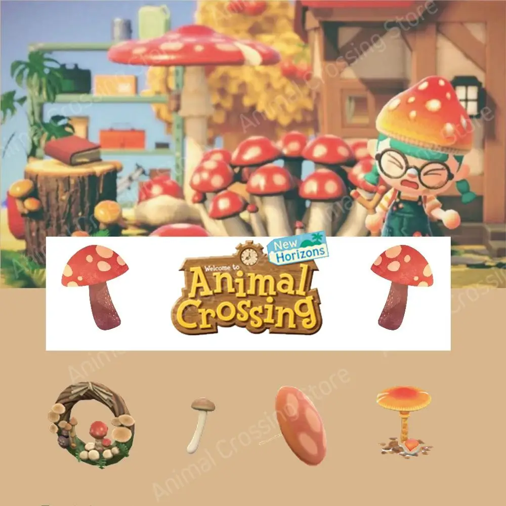 

Animal Crossing Mushroom DIY recipes Animal Crossing Furniture Set New Horizons Item For Nintendo Switch Nook Mile Tickets/Bells