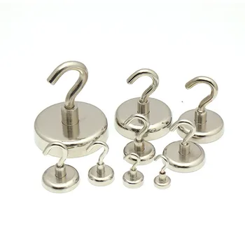 

Industria Perment Super Powerful Magnetic Hook Refrigerator Nickel Coating Accessories Strong Magnet Neodymium Rare Earth N35