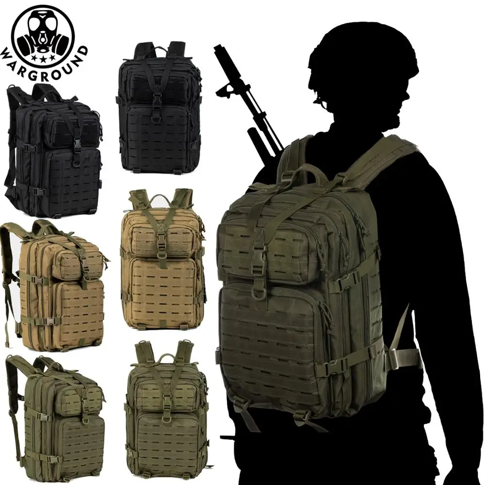 36L military bag men's 3P tactical backpack molle multi-function waterproof outdoor camping shoulde