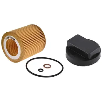 

Engine Oil Filter Hu816X for Bmw E60 E82 E88 E90 E92 E93 & Rubber Jack Pad Lifting Disk Adapter for Bmw Mini R50/52/53