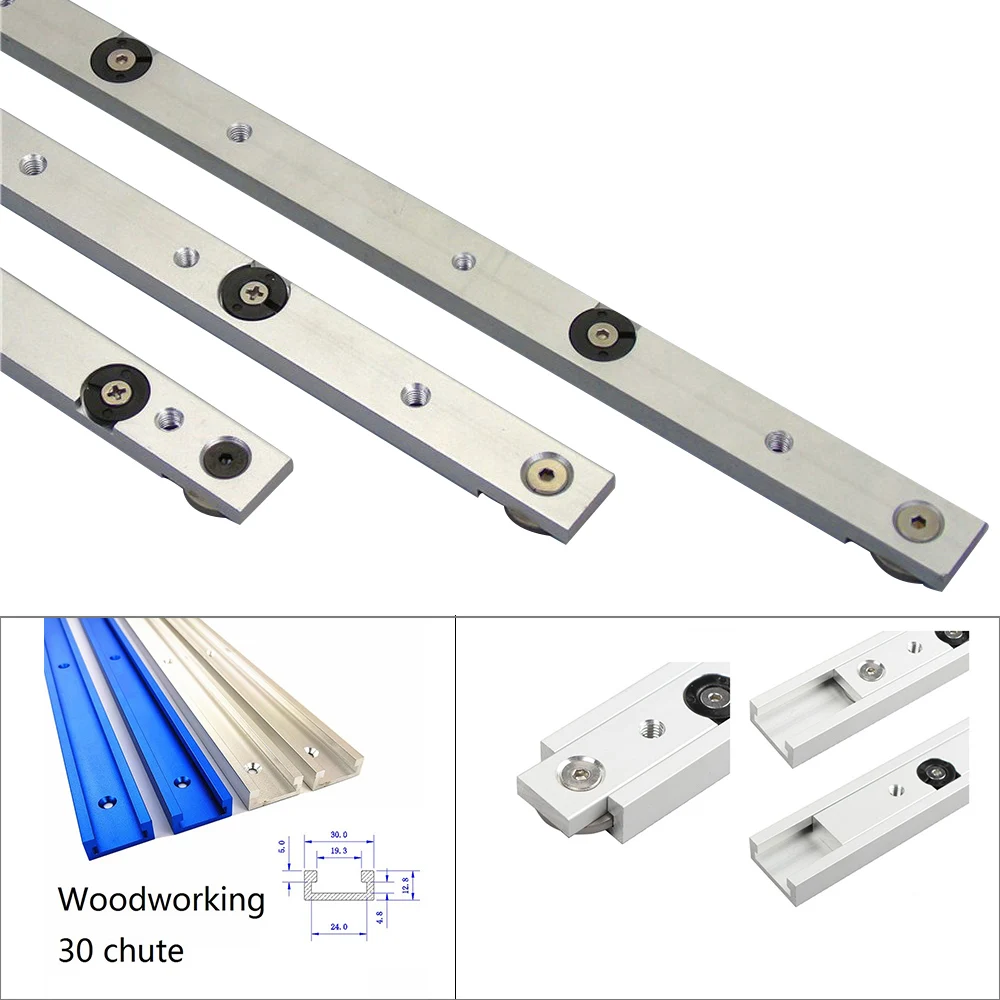 1 шт. алюминиевый сплав Т-треки слот Торцовочная дорожка и Торцовочная планка слайдер стол пила Торцовочная штанга для деревообработки инструменты DIY