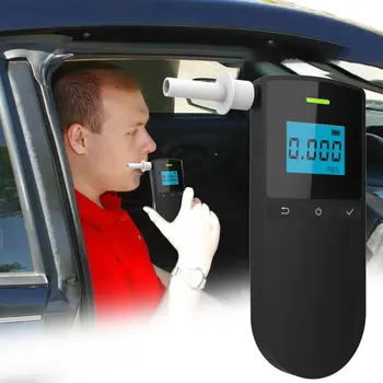 

AT8030 Professional Police Digital Breath Alcohol Tester Analyzer Detector Practical Tester