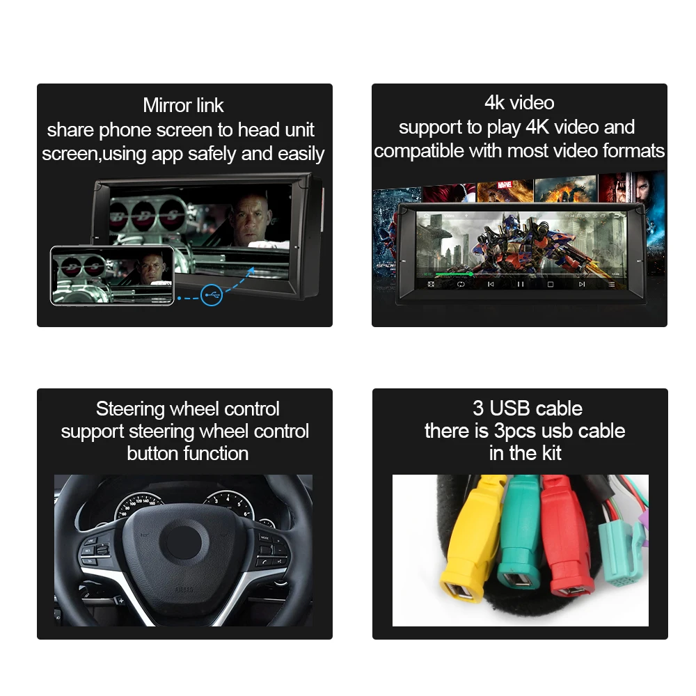 Android 10.0 Car Autoradio GPS Player For BMW E39 Navigation RDS WIFI Stereo 10.25' IPS Screen Headunit Multimedia Video Carplay