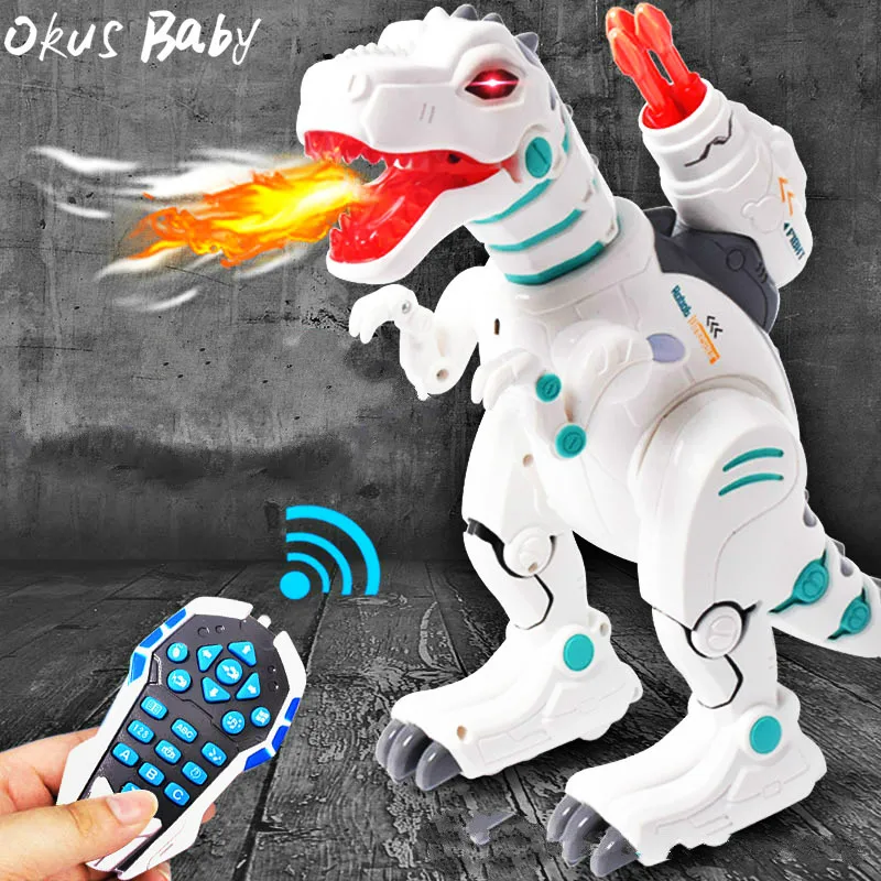 2019 имитация пламени спрей тираннозавр T Rex динозавр игрушка Дети ходящий воды