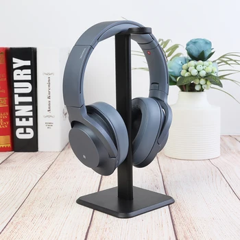 

Portable Headphone Desktop Stand Hanger Head Mounted Hook Durable Simple Style Non-slip Earphones Display Holder Universal