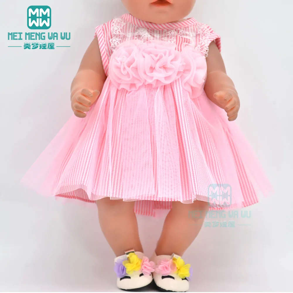 Dolls Clothes Baby Dress For 43cm Toy
