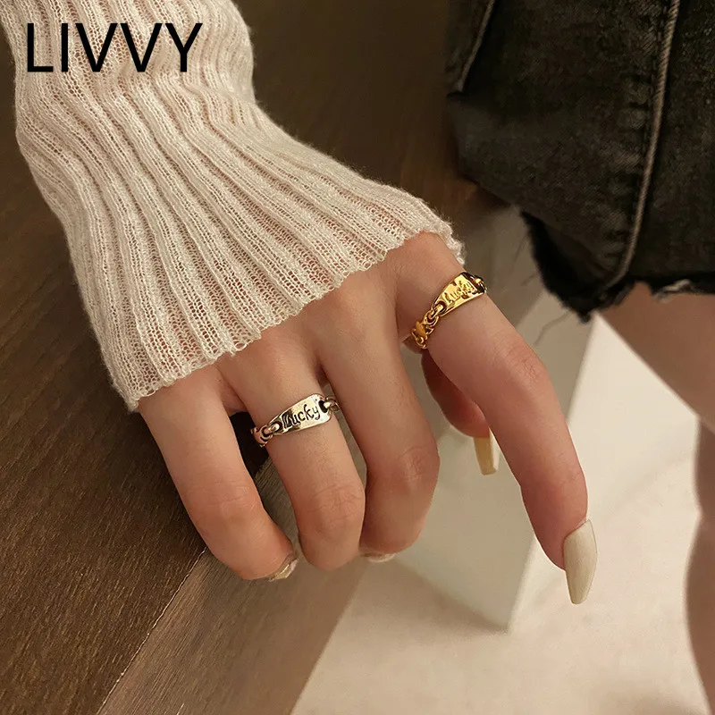 Модные открытые регулируемые аксессуары для ювелирных изделий LIVVY 2021 | Украшения