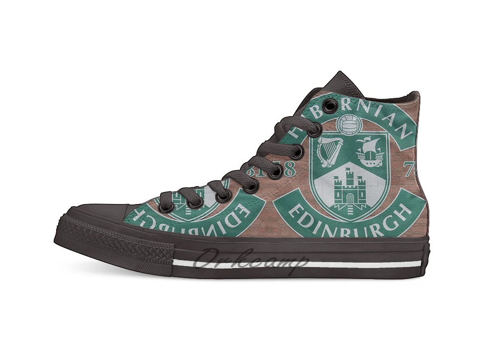 Hibernian 1875(дышащая Повседневное с высоким берцем на шнуровке; Холщовая Обувь Кеды Перевозка груза падения
