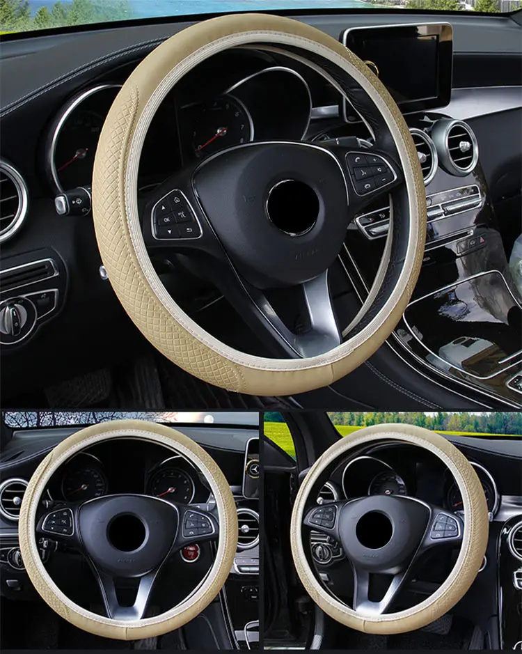 Авто автомобиль рулевое колесо Крышка для BMW 330e M235i компактный 520d 518d 428i 530d 130i E60 E36 F30 F30 335is peugeot 207