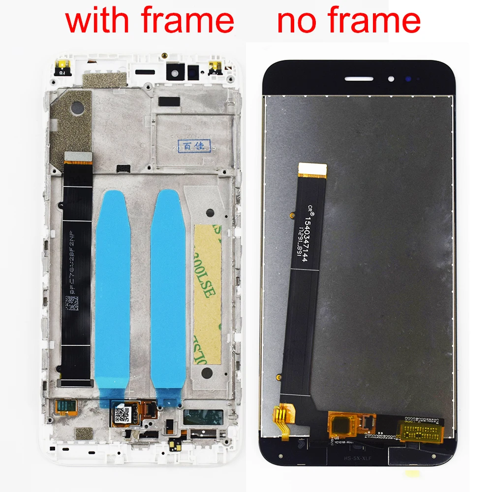 

5.5 inch For Xiaomi Mi A1 LCD Display Touch Screen Digitizer Assembly Frame For Xiaomi Mi 5X LCD Replacement 10 Touch With Frame