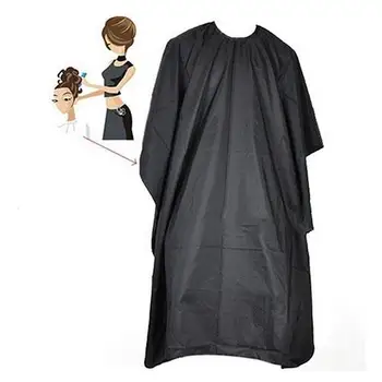 Preise Erwachsene Schwarz Salon Haar Friseur Schneiden Cape Barbers Shop Kleid Tuch Abdeckung Dye Salon Schürze Styling Werkzeug Friseur Cape