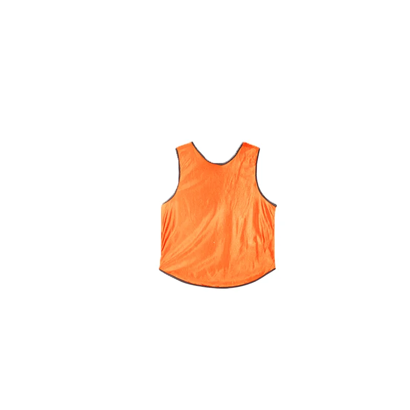 SHINESTONE Adult Child Football Team Sports Soccer Training Vest Pinnies Jerseys Quick-dry Breathable Training Bib Outdoor Vest - Цвет: Оранжевый