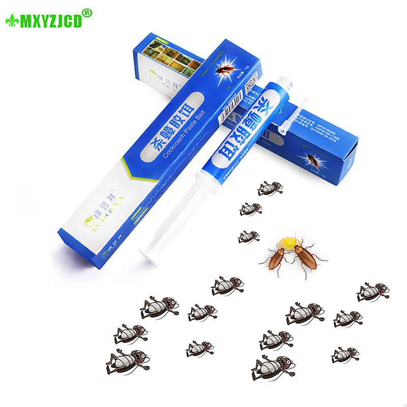 

Kill Cockroach Bait Needle Glue Bait 10g Except Cockroach Hotel Household Non-toxic Security Oem Cockroach-killing Glue Bait