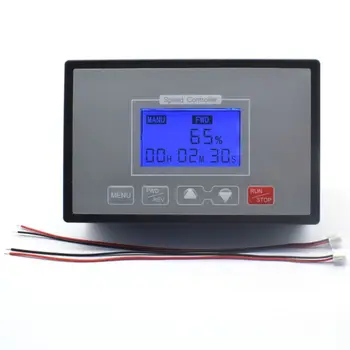

LCD Smart Digital Display 0~100% Adjustable 60A DC 10-55V Motor Speed Controller 449C