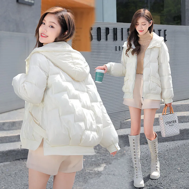 Women Down Padded Jacket 2021 Autumn Winter Fashion Women Plus