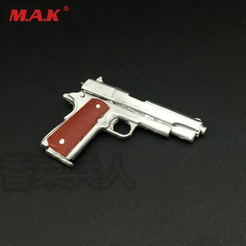 

1/6 M1911 Silver pistol model for 12 inches Soldier Figure Accessories