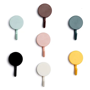 

10Pcs/Lot Hook Cute Creative Decoration Adhesive Free Punch Wall Sticker Small Hook at the Wall-Mounted Strong Sticky Hooks