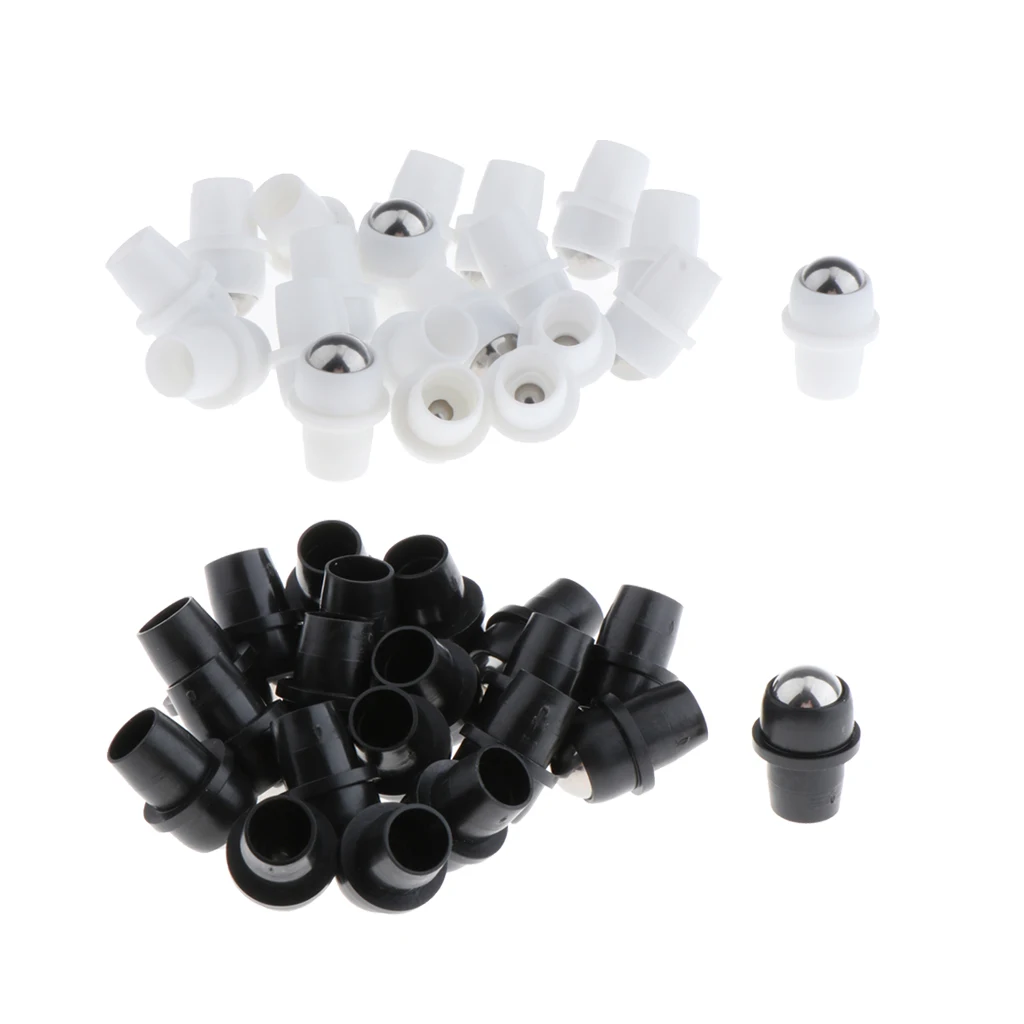 40pcs Metal Essential Oil Roller Balls for Resin Roll on Bottles 0.4``