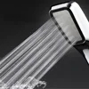 2022 New 300 Tiny Holes Pressure Water Booster Saving Square Shower Head Handheld Square Bathing Sprayer Bathroom Hand Shower ► Photo 2/6