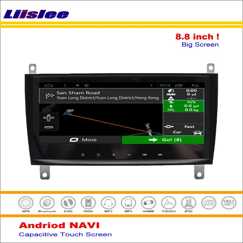 Автомобильная система GPS навигации Android для Mercedes Benz CLK Class C209 A209 2006 ~ 2008 2009 2010 2011