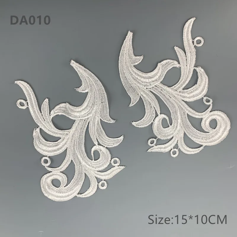 Sewing Patches Lace Garment Accessories Lace Sewing Supplies Lace Sewing Accessories Lace Accessories Lace Decoration Clothing Accessories 1 pair embroidered patches for clothing