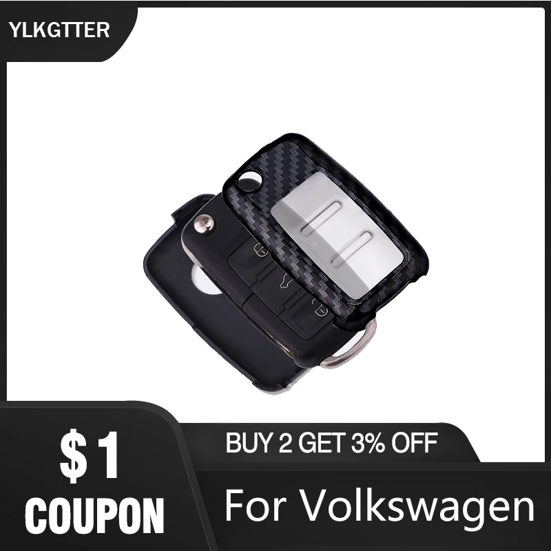 YLKGTTER чехол для автомобильных ключей подходит Volkswagen Sagitar LaVida Golf6 POLO Tiguan Passat