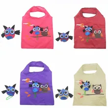 Vogvigo складная сумка для покупок прочная сумка "Сова" многоразовая Цветочная сумка большой емкости оксфордская ткань Повседневная продуктовая сумка