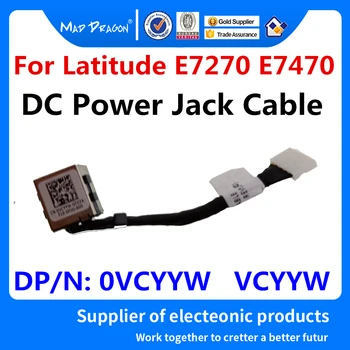 

new original Laptop DC IN Cable DC-IN DC Power Jack Cable For Dell Latitude 7270 7470 E7270 E7470 AAZ60 series VCYYW 0VCYYW
