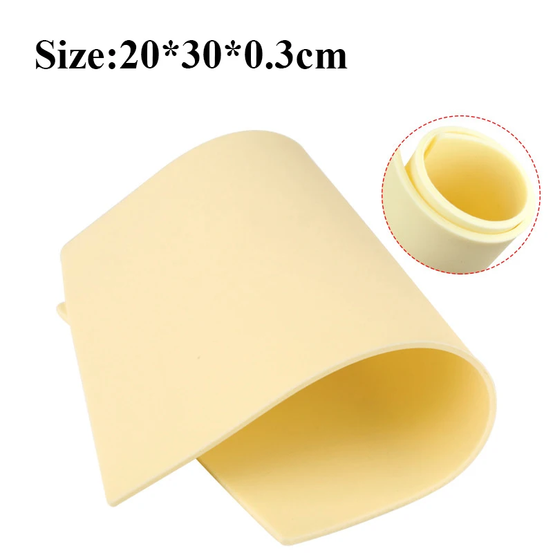 

2 Pcs/Lot EZ Soft Rubber Extra Thick Tattoo Practice Skin Blank Synthetic Both Sizes Can be Used 20*30*0.3 CM