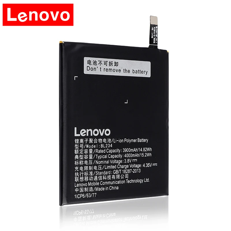 Новинка 2019 настоящий аккумулятор BL234 4000 мАч с клейкой лентой 3M для Lenovo A5000 Vibe P1M P1MA40
