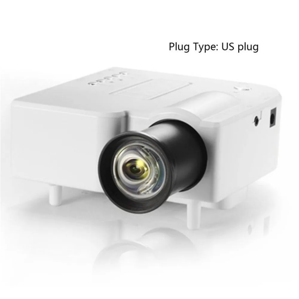 UC28+ Мини Портативный 1080P проектор домашний кинотеатр Модернизированный HDMI интерфейс домашнее развлекательное устройство мультимедийный плеер США