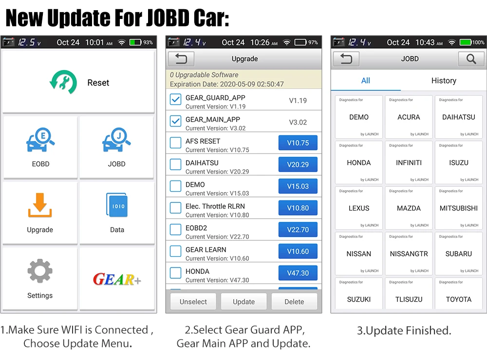 Launch X431 CRP479 Obd2 автомобильный сканер профессиональная Подушка безопасности ABS EPB DPF масло SAS TPMS IMMO сброс Obd 2 Авто диагностический инструмент PK CRP429