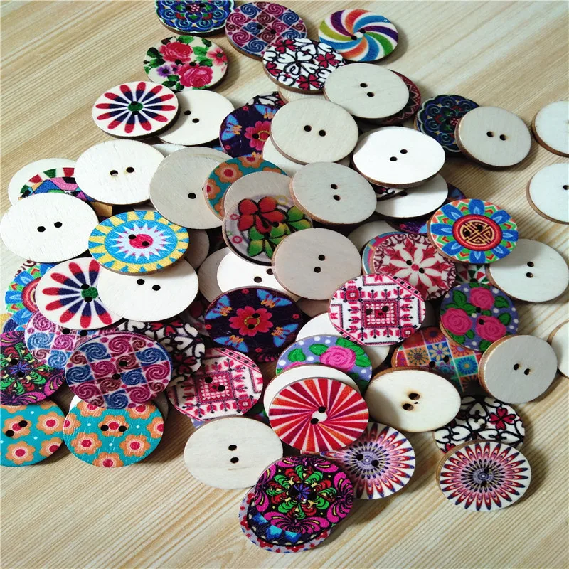 100 DIY ювелирные пряжки винтажные печатные декоративные пряжки