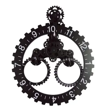 

Nordic Creative Wall Clock Modern Design Gear Belt Date PVC Silent Metal Wall Watches Home Decor Large Clock Horloge Gift Ideas