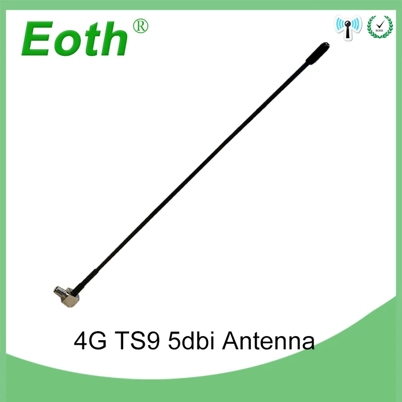 Антенна Eoth 4G lte 5dbi TS9 с разъемом 700 2700 МГц антенна для Huawei E398 E5372 E589 E392 Zte MF61