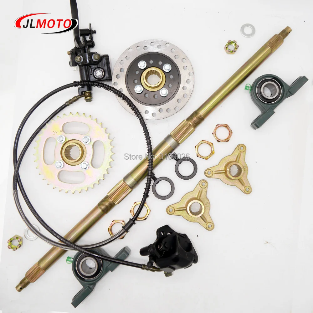 JLA-07-071-3-710MM-REAR-AXLE-ATV-BUGGY-WITH-BRAKE-PARTS