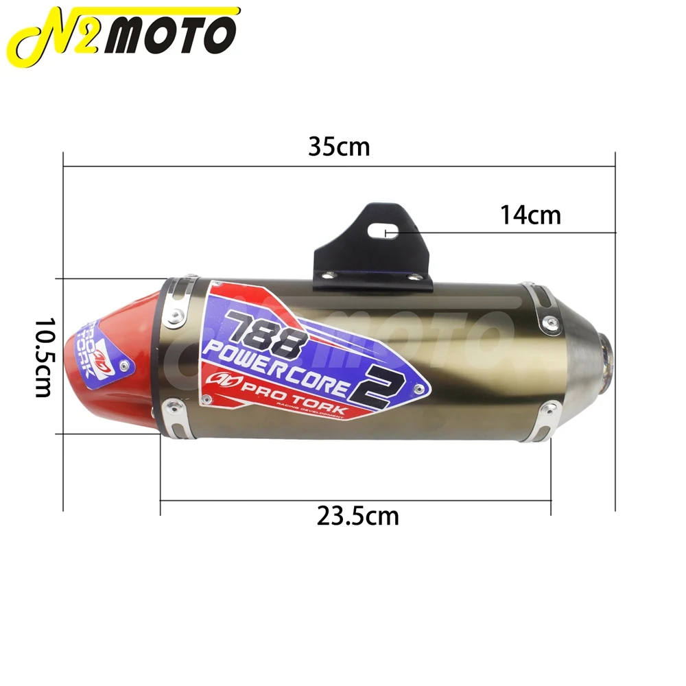 Motorcycle Complete Exhaust Muffler Pipes Dirt Bike Motocross Exhaust Pipe Full System For Honda CRF150F CRF230F 03-16 CR CRF XR